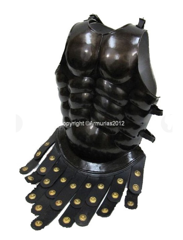 Cuirasse Musculaire Romaine noire