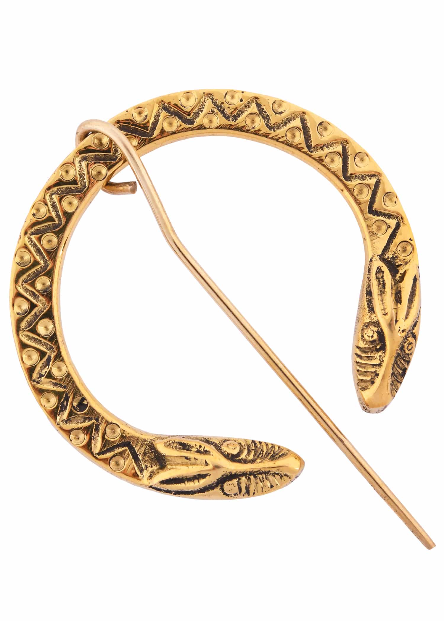 Broche Germanique Dragon laiton