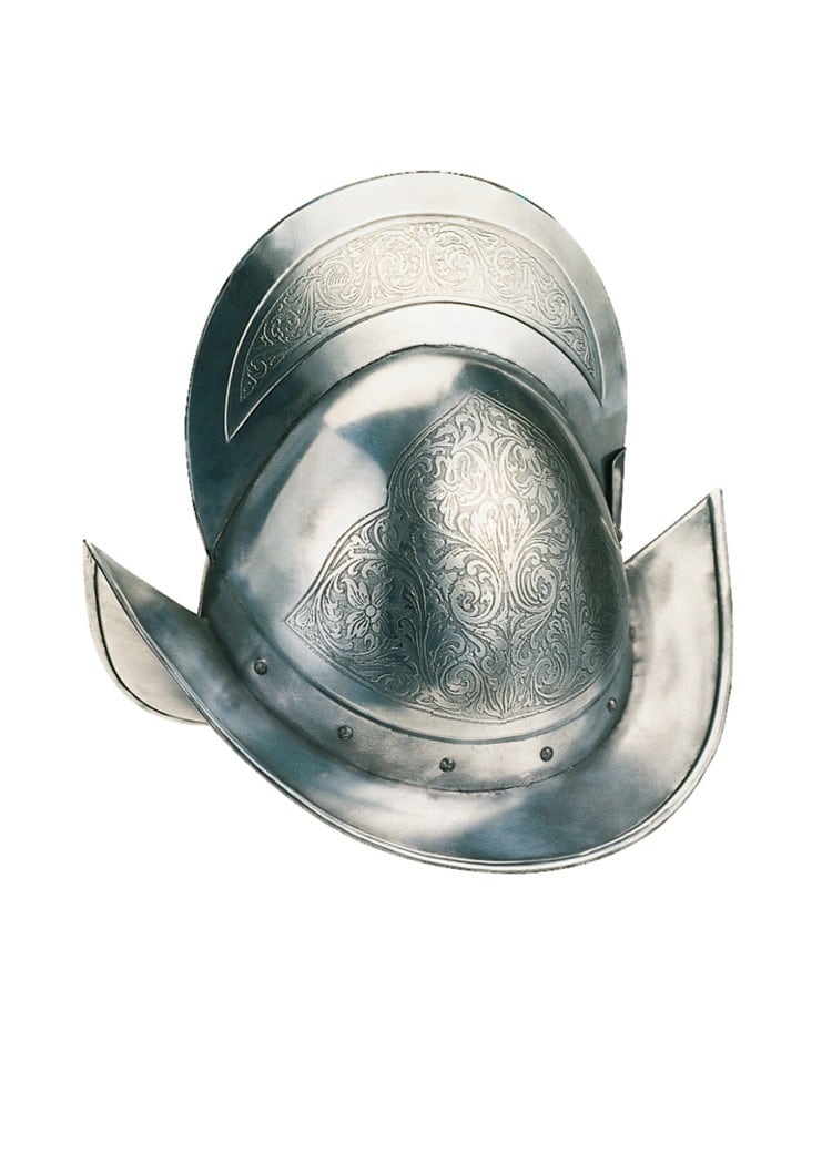 Casque Morion espagnol gravé - Marto