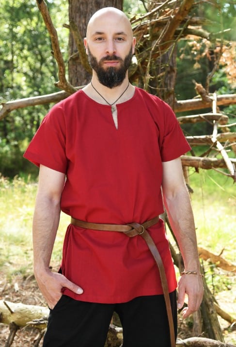 Tunique médiévale manches courtes