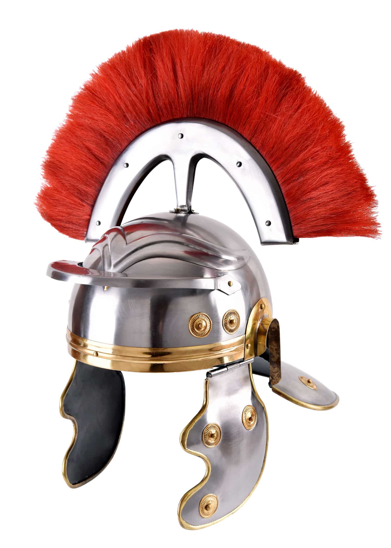 Casque de légionnaire romain crinière rouge
