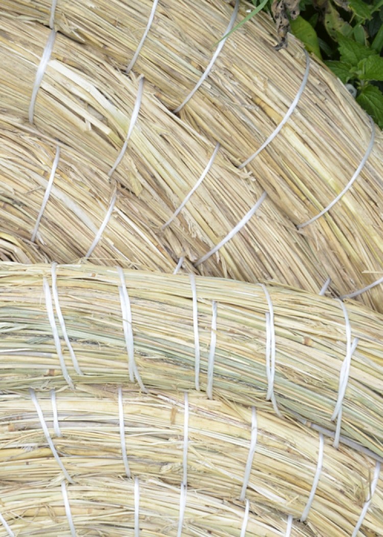 Cible d'archer traditionnelle, paille, ronde, diamètre 65 cm. Un article de tir à l'arc professionnel de petite taille et compact.