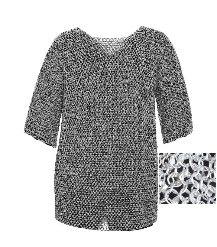 Cotte de maille aluminium rivetée