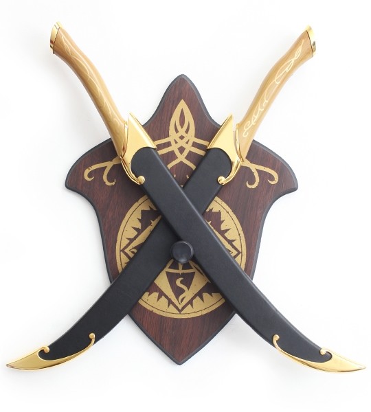 Dagues de Legolas avec fourreau - Le Seigneur des Anneaux