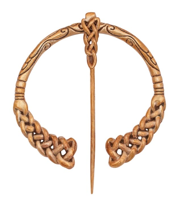 Broche fibule celtique bronze