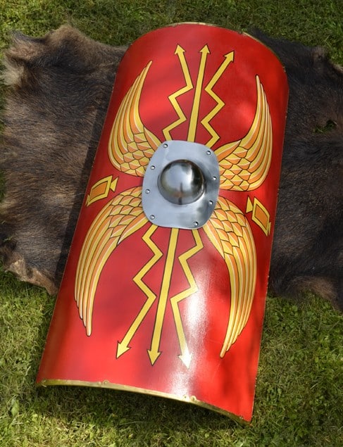 Scutum romain umbo acier