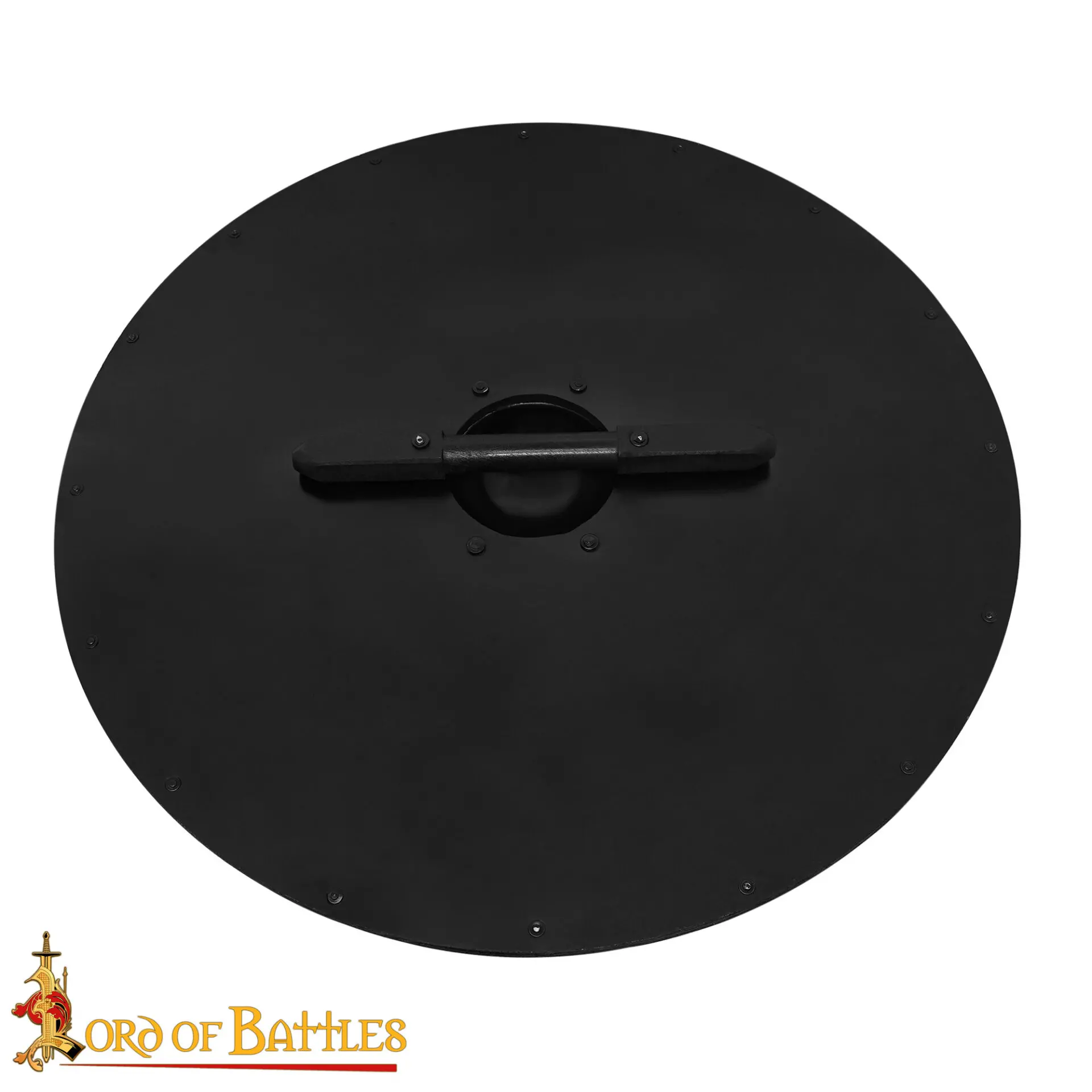 Bouclier anglo-saxon rouge et bleu