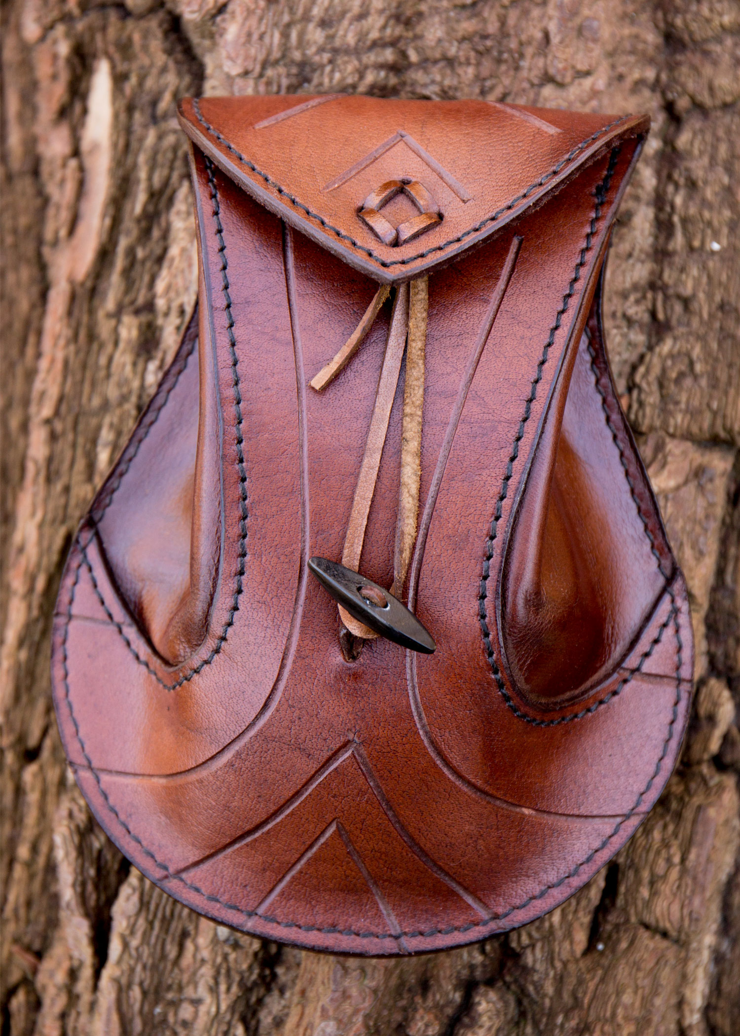 Sacoche Elfique en Cuir Epic Armoury