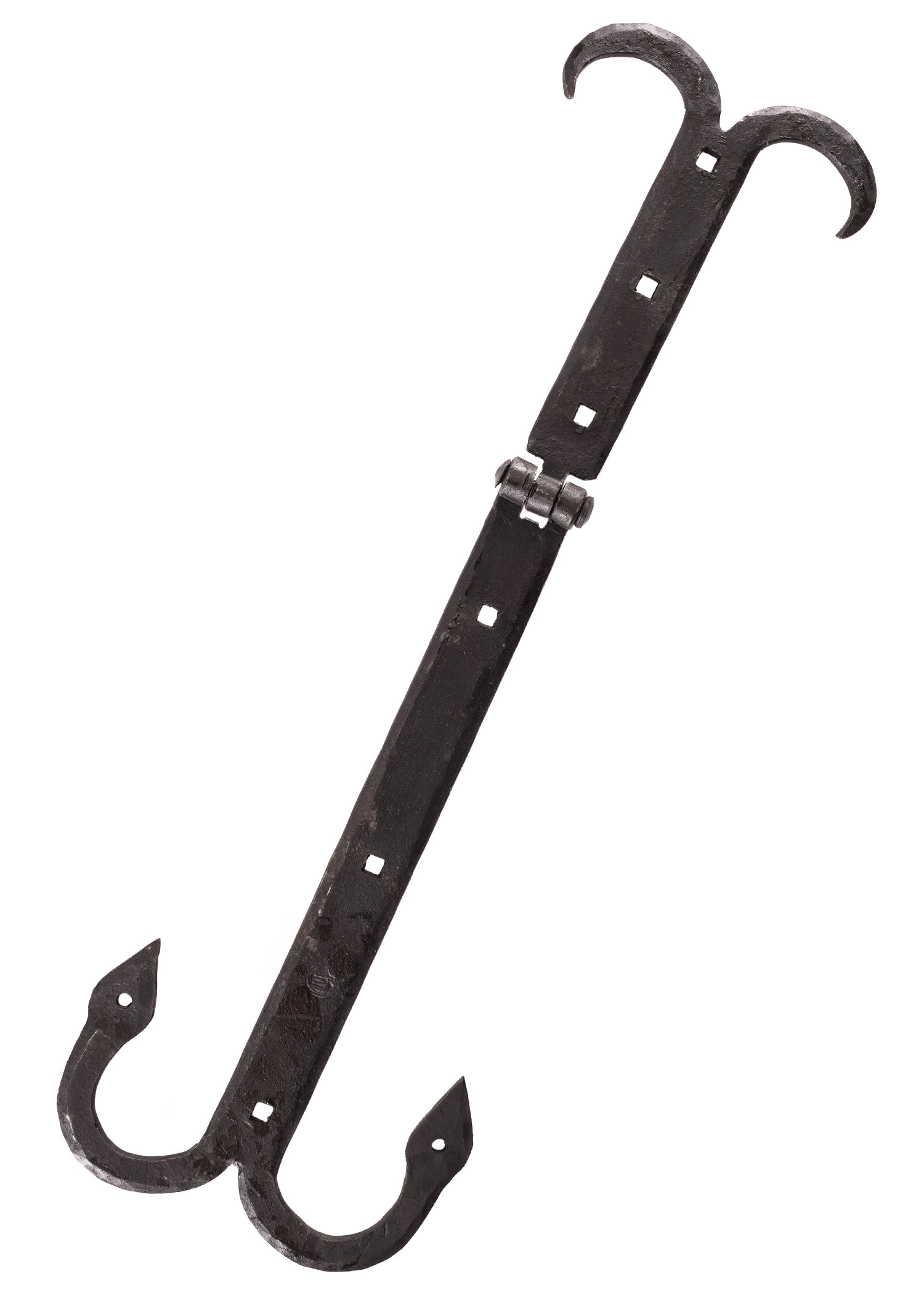 Charnière de coffre médiévale forgée main