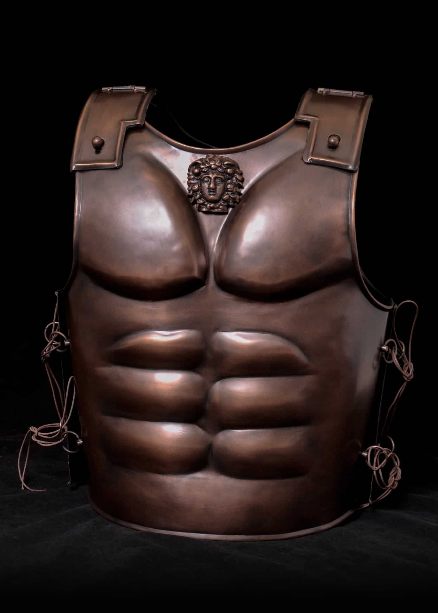Cuirasse grecque spartiate bronze