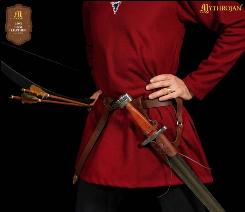 porte-épée en cuir véritable